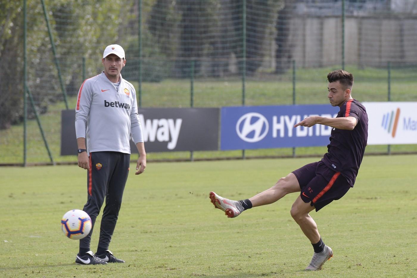 Stephan El Shaarawy in campo, di LaPresse