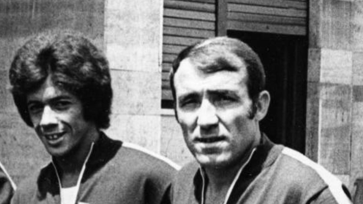 I nuovi acquisti della Roma Amarildo e Luis del Sol in ritiro a Fiuggi nell'estate del 1970, di LaPresse