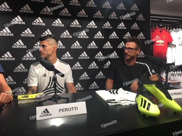 VIDEO - Di Francesco e Perotti a Sportuno per l'evento Adidas