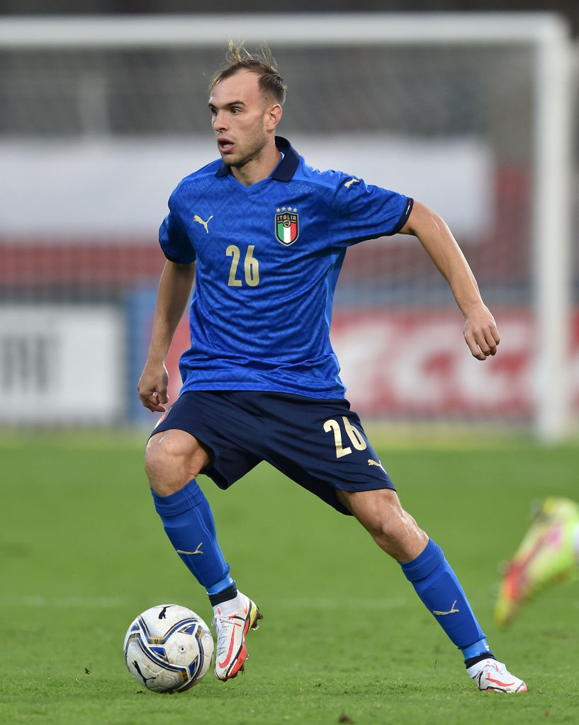 Alessio Riccardi con l'Italia U20 (Getty Images)