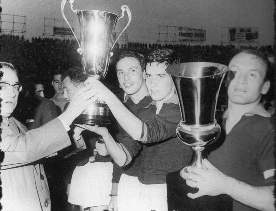 1 novembre 1964: la prima Coppa Italia della nostra storia finì in vetrina