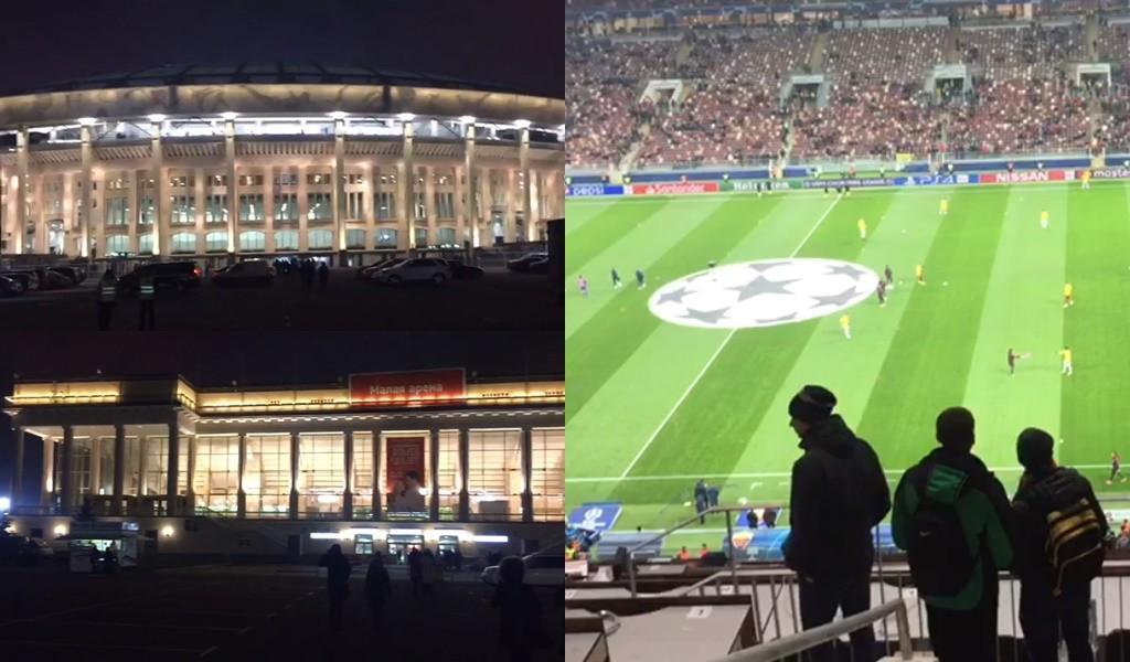 VIDEO - L'atmosfera al Luzhniki a pochi minuti dall'inizio di CSKA Mosca - Roma