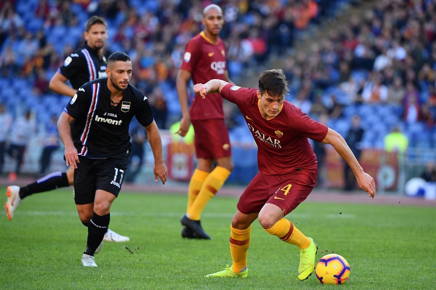 Contro la Sampdoria la Roma più giovane vista in questa Serie A©LaPresse