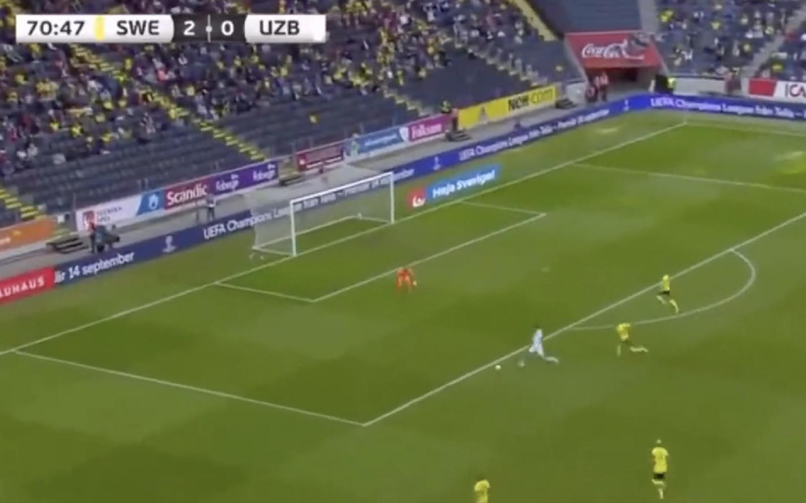 VIDEO - Il gol di Shomurodov contro la Svezia