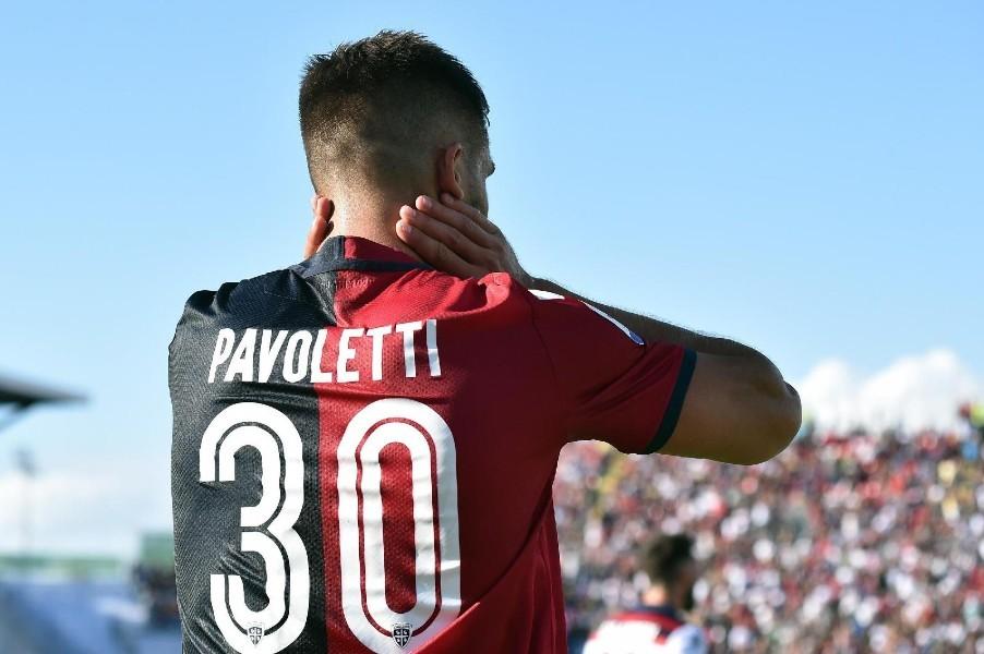 Leonardo Pavoletti con la maglia del Cagliari ©LaPresse