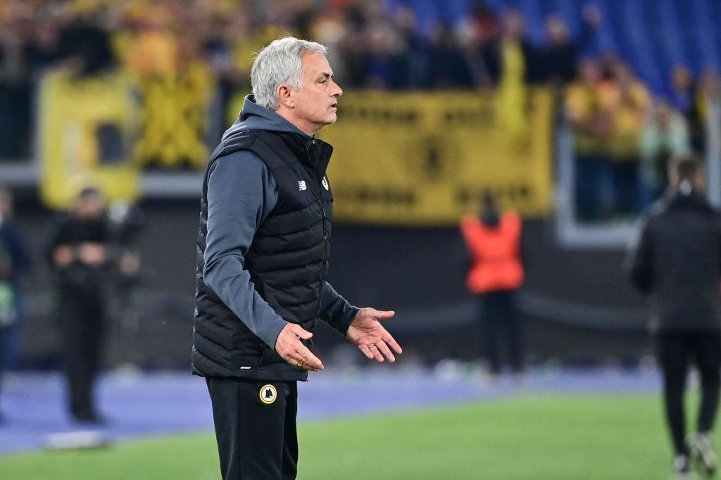 José Mourinho durante Roma-Bodø @Getty Images 