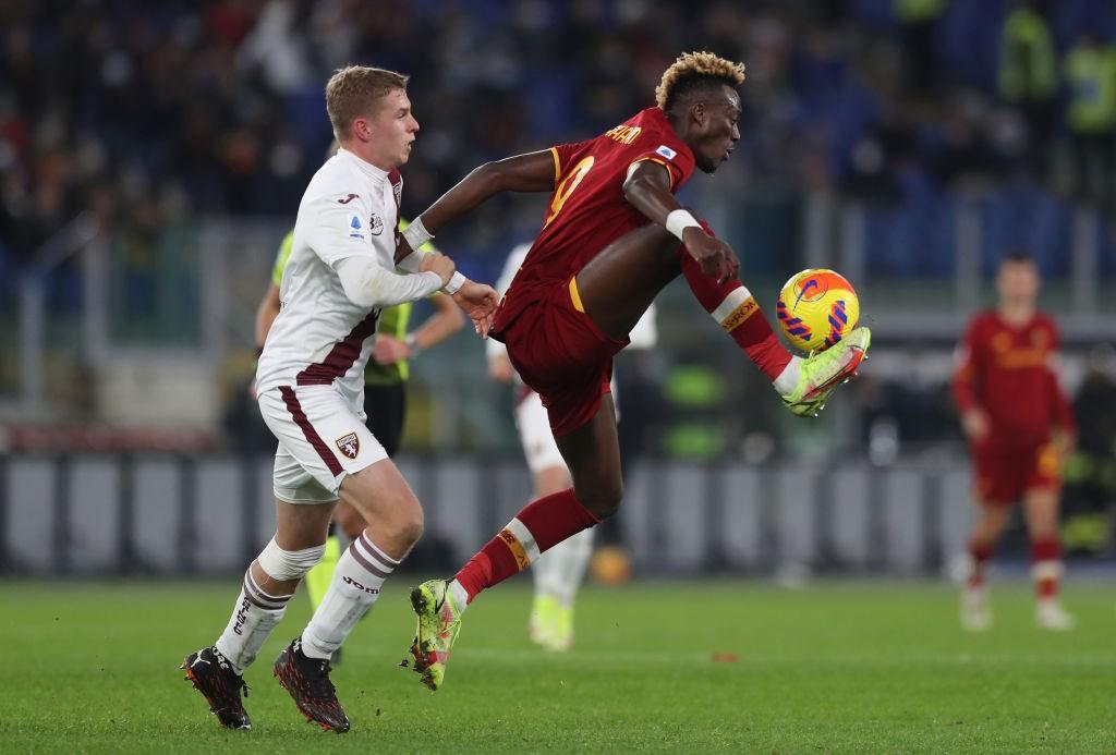 Abraham contro il Torino (As Roma via Getty Images) 