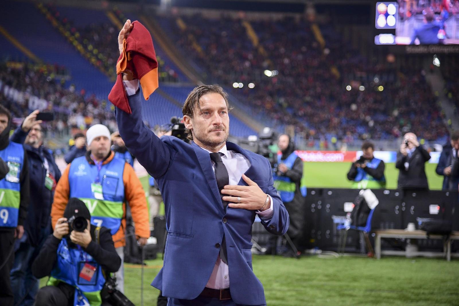 Fiorentina-Roma: Francesco Totti 