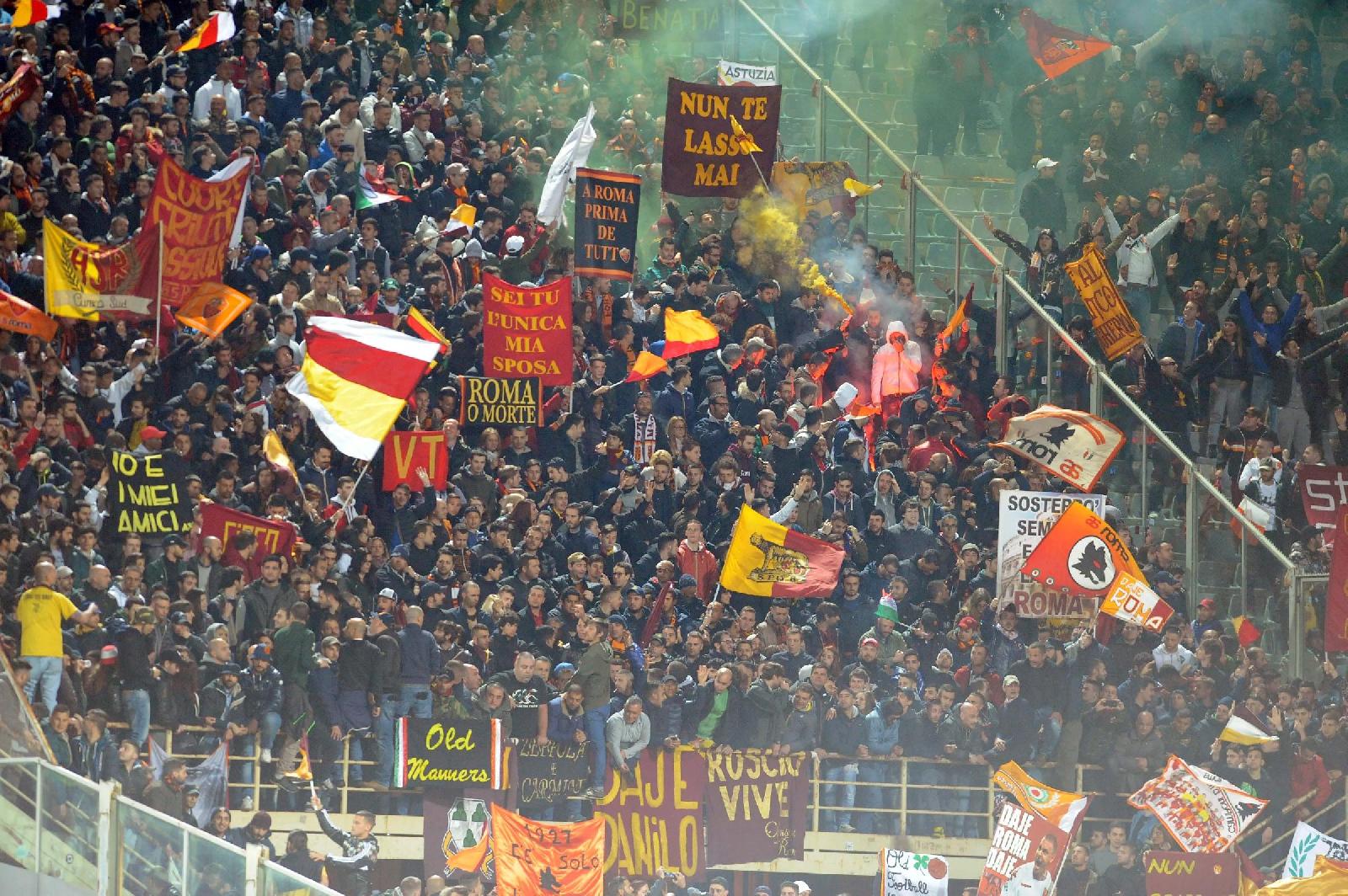 I tifosi della Roma al Franchi ©LaPresse