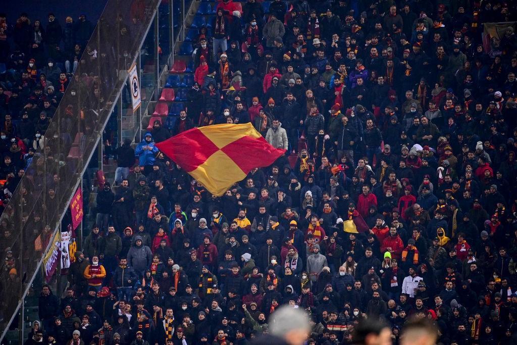 I tifosi della Roma in trasferta a Bologna AS Roma via Getty Images 
