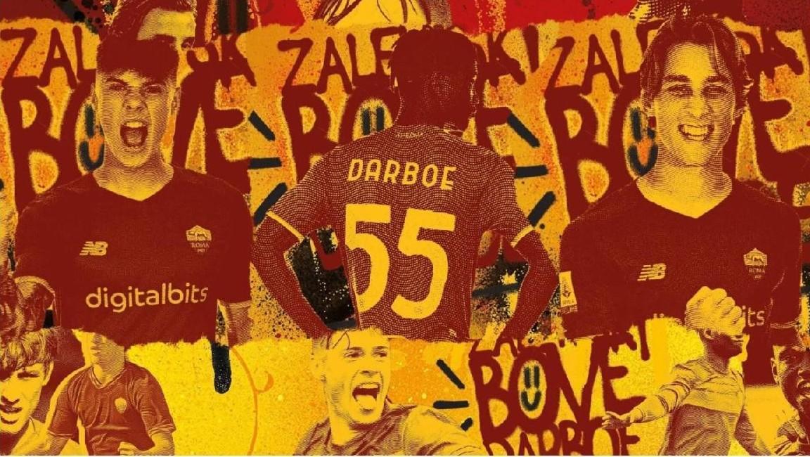 La Roma ha annunciato il rinnovo dei contratti di Darboe, Zalewski e Bove