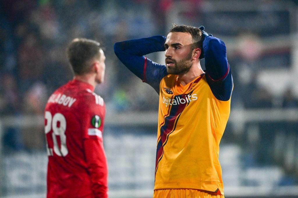 Borja Mayoral contro il Cska Sofia, in Europa League (Getty Images) 
