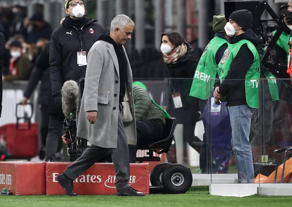 Jose Mourinho al termine della gara con il Milan (Getty Images) 