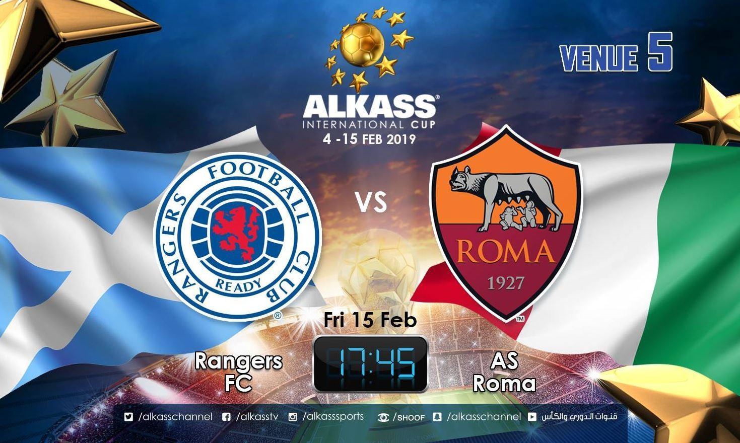 Alkass Cup: Roma-Rangers 8-9, la Roma perde ai calci di rigore