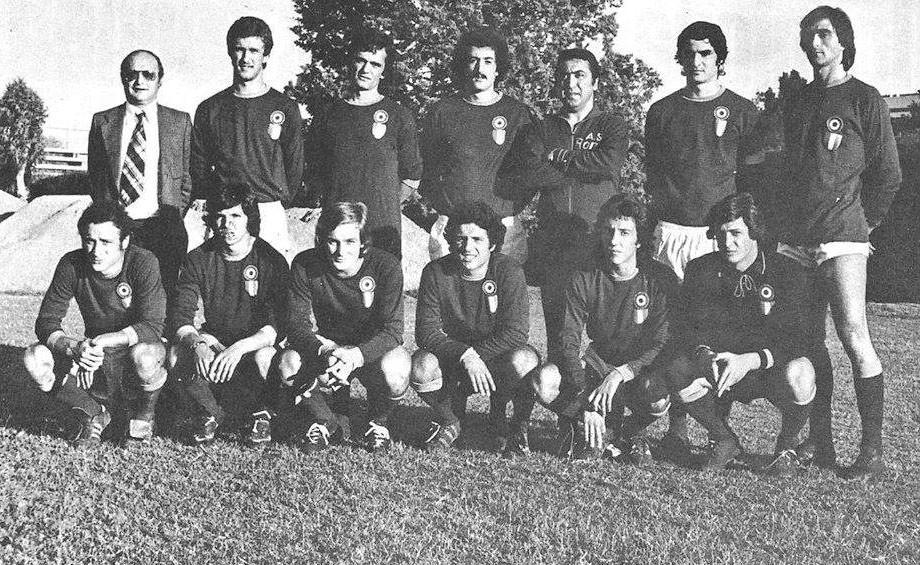 La rosa della Roma Primavera della Roma nella stagione 1973-1974, vincitrice di Campionato e Coppa Italia Primavera 