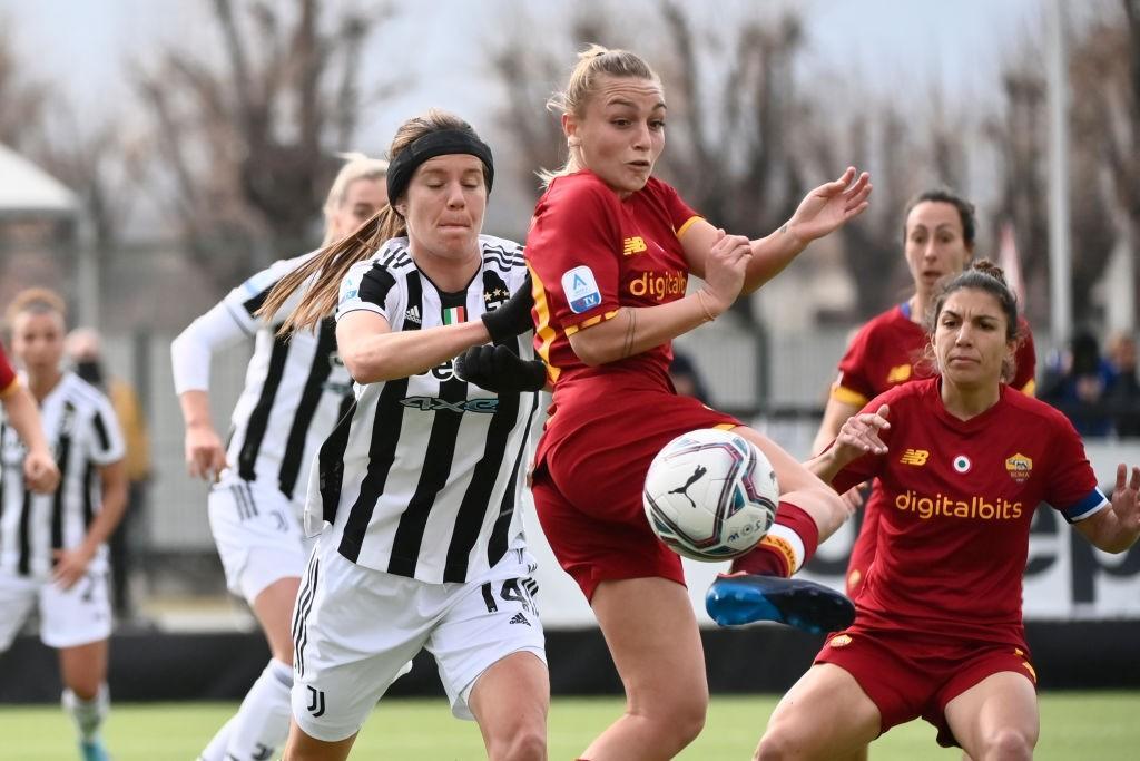 La Roma Femminile domina in casa della Juventus, ma la sfida scudetto finisce pari