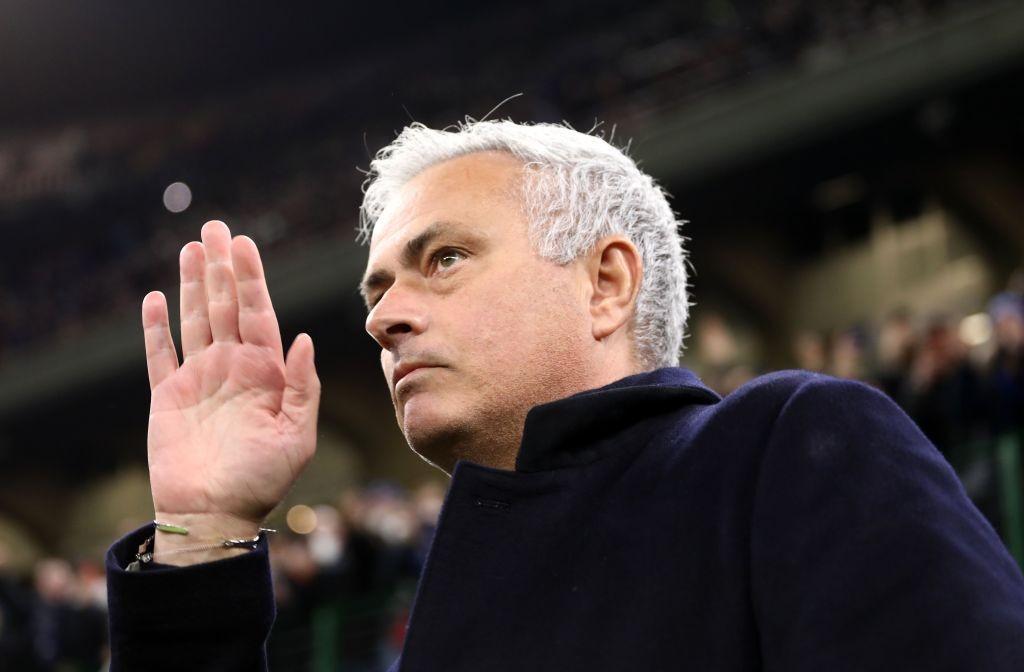 Mourinho a San Siro (As Roma via Getty Images) 