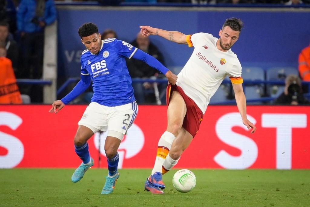 Leicester-Roma 1-1: finisce la partita, l'autogol di Mancini vanifica Pellegrini