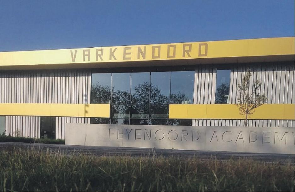 La veduta esterna dell'impianto dell'Academy club, il Varkenoord