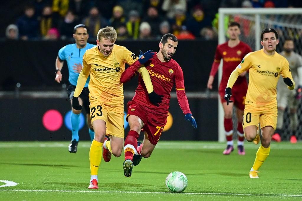 Mkhitaryan in azione contro il Bodo Glimt (AS Roma via Getty Images)