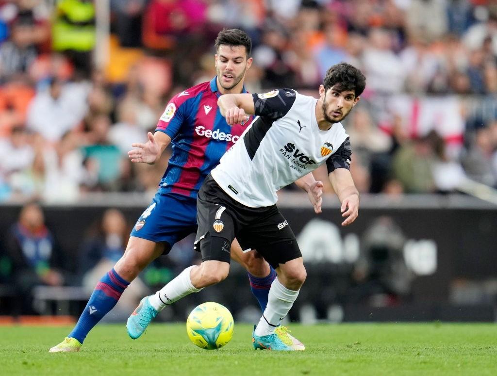 Guedes, 11 gol e 6 assist quest'anno in Liga (Getty Images)