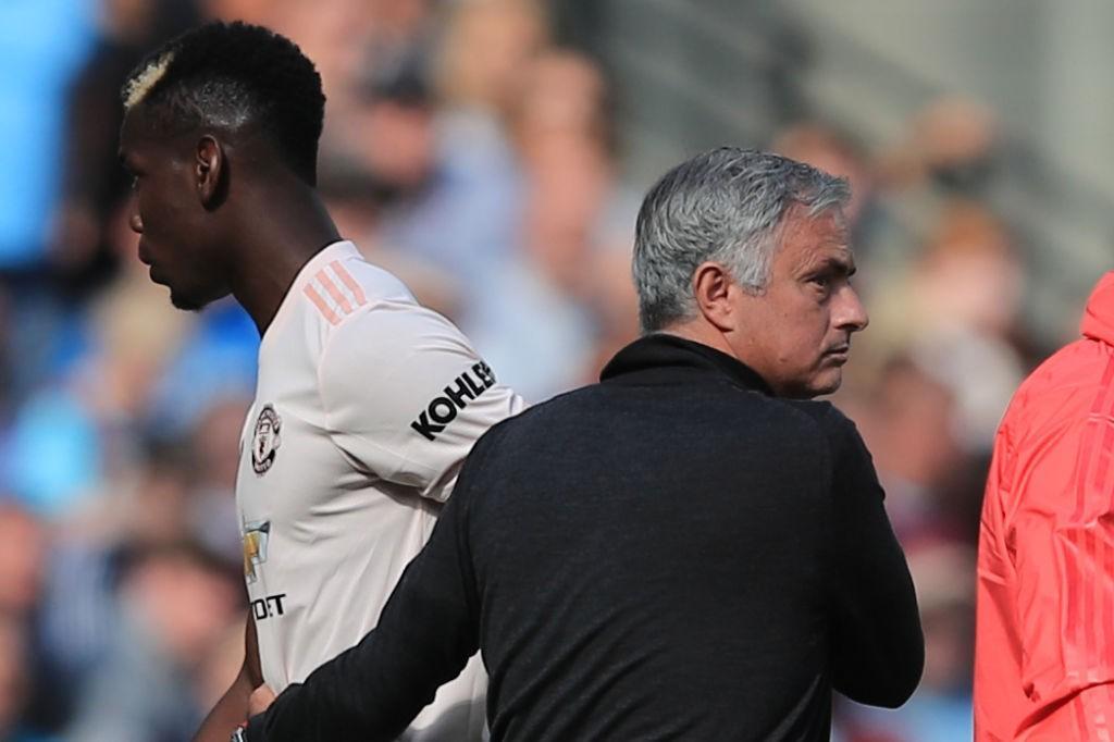 Pogba viene sostituito da Mourinho nel Manchester United (Getty Images)