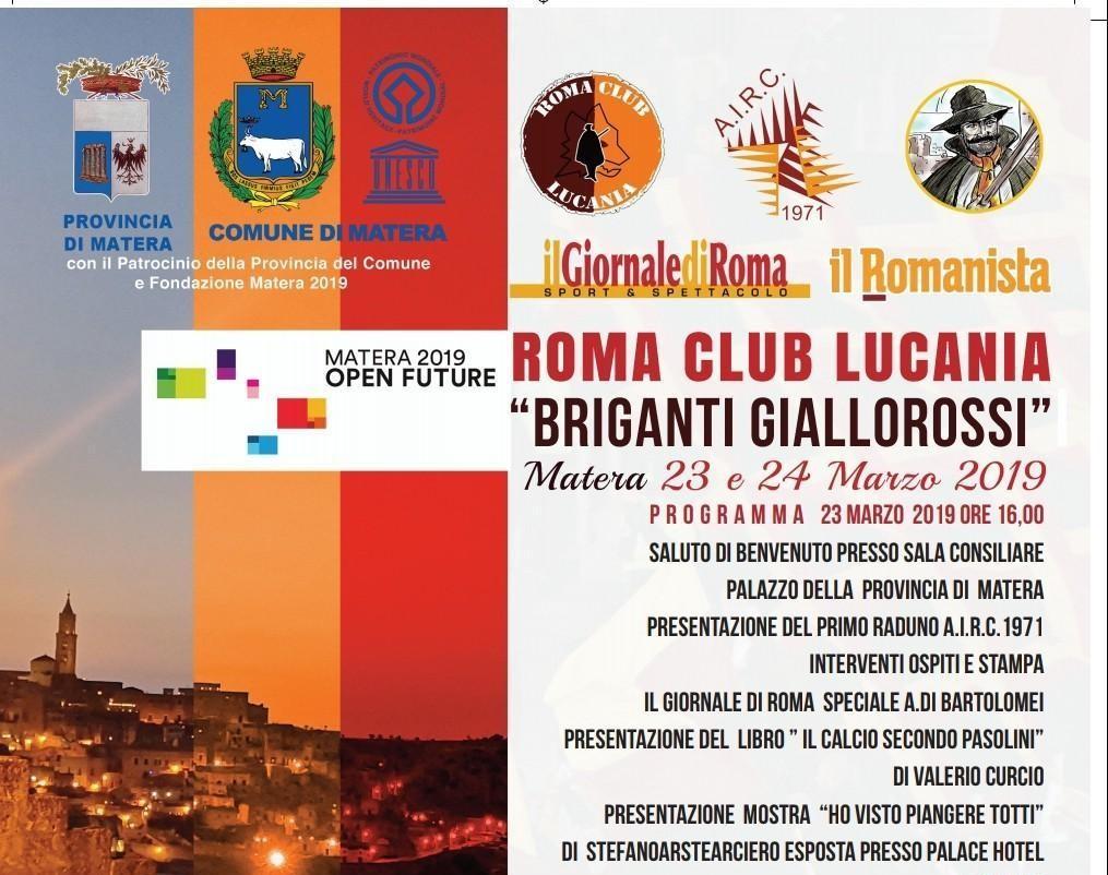 Il 23 e 24 marzo a Matera il 1° Raduno dei Roma Club AIRC
