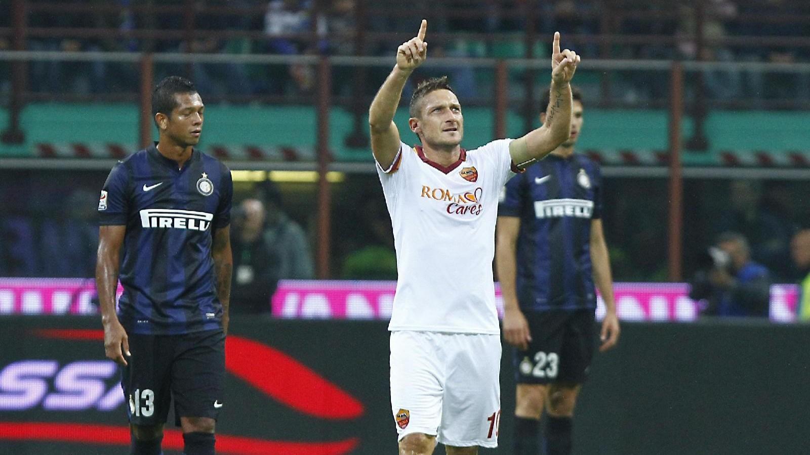 Inter-Roma, Totti