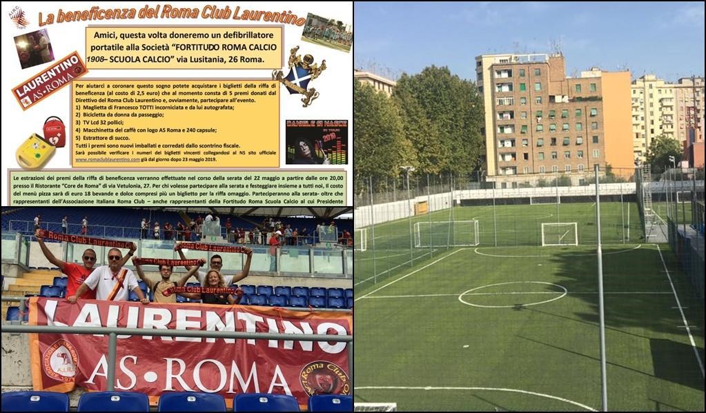 Il Roma Club Laurentino regala un defibrillatore alla Fortitudo