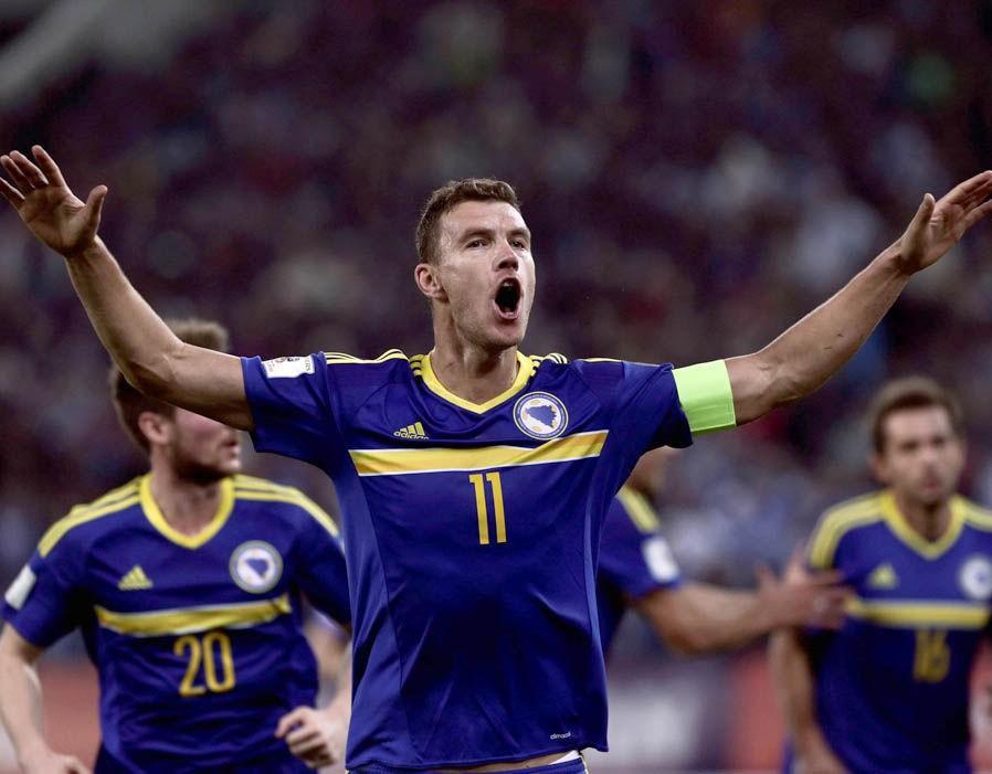 VIDEO - Dzeko segna il gol del vantaggio della Bosnia sull'Italia allo Juventus Stadium