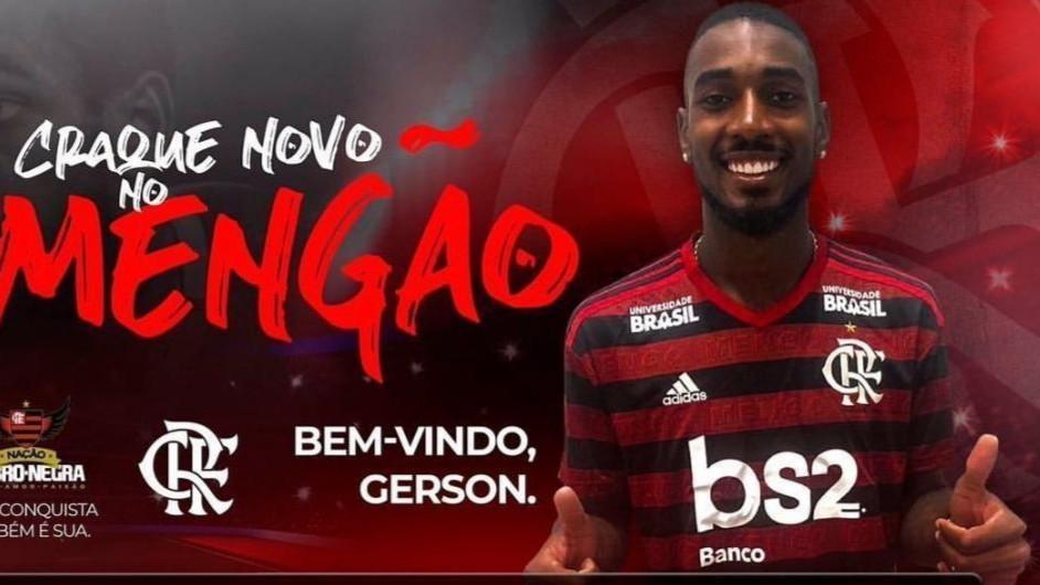 Più caro di Ronaldinho: Gerson è il terzo acquisto più costoso nella storia del Flamengo