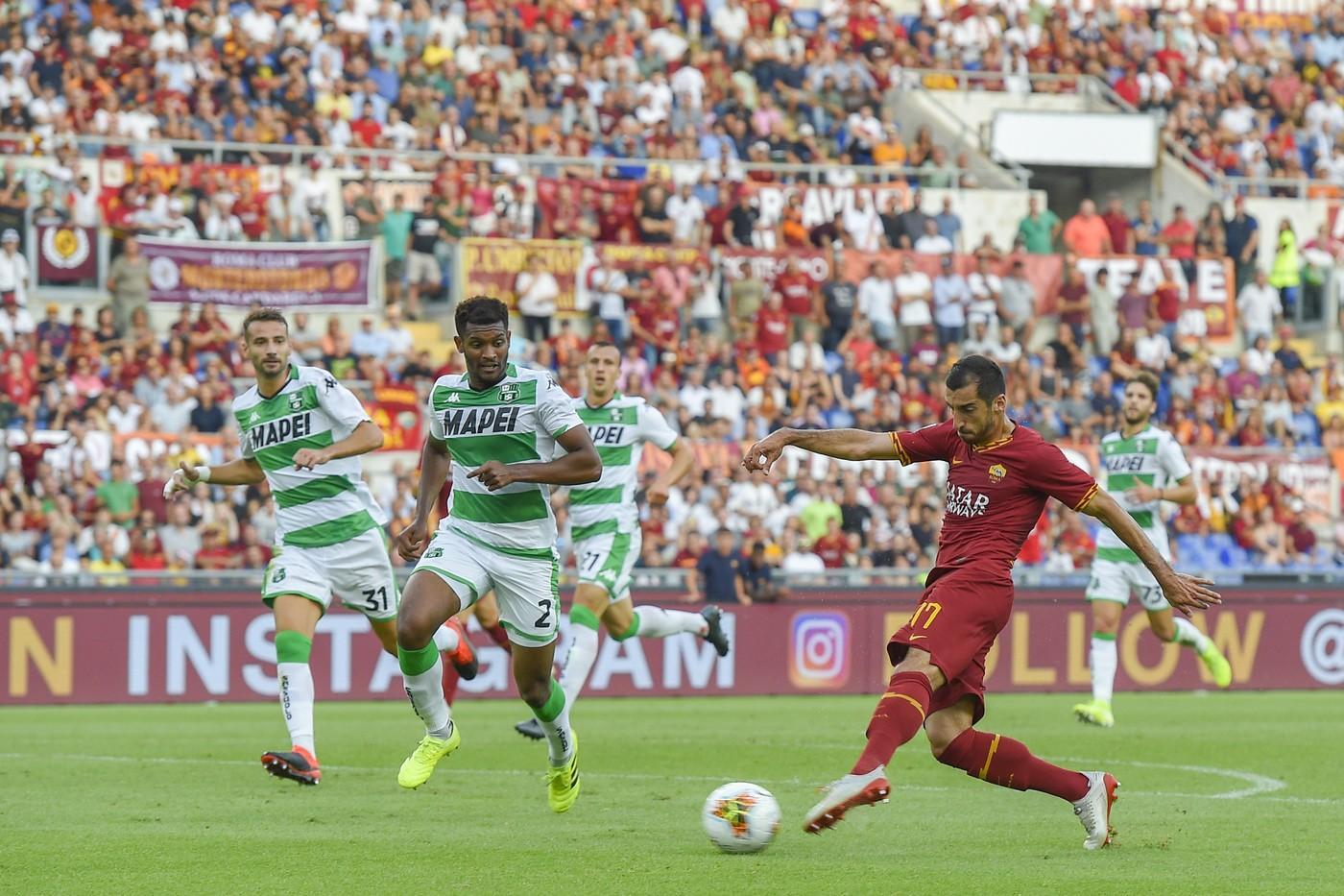 Roma-Sassuolo, giallorossi senza freni: prima avanti 4-0, poi si soffre©LaPresse