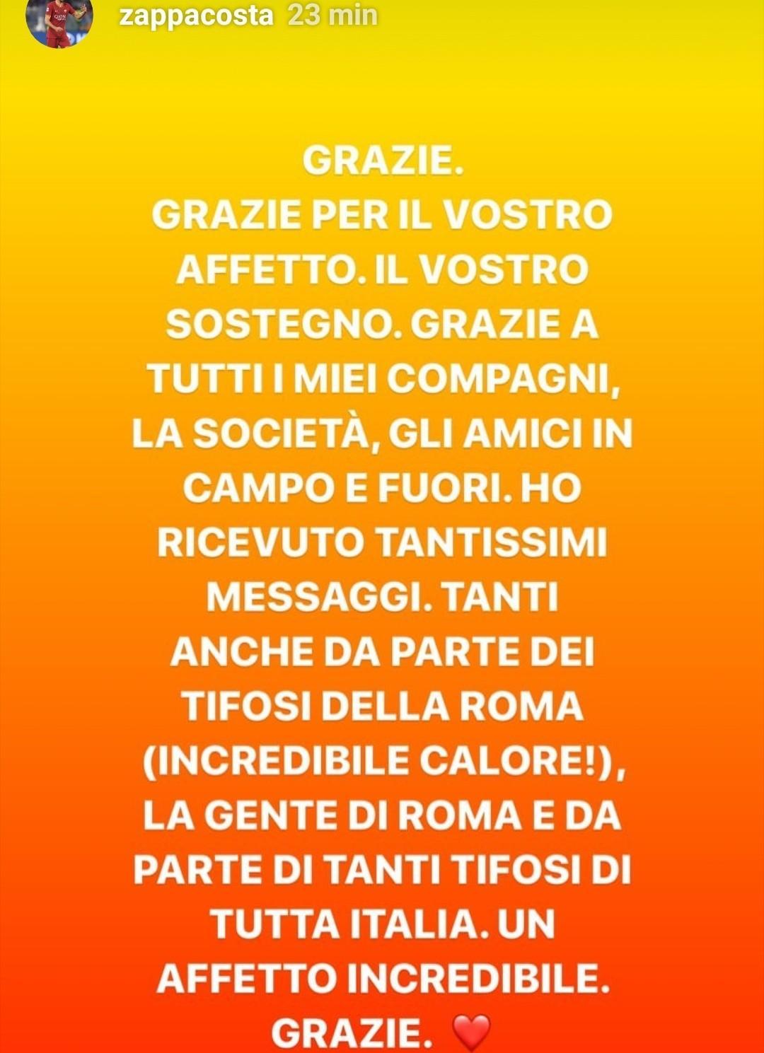 Foto Zappacosta I Messaggi Dei Colleghi Dopo L Intervento