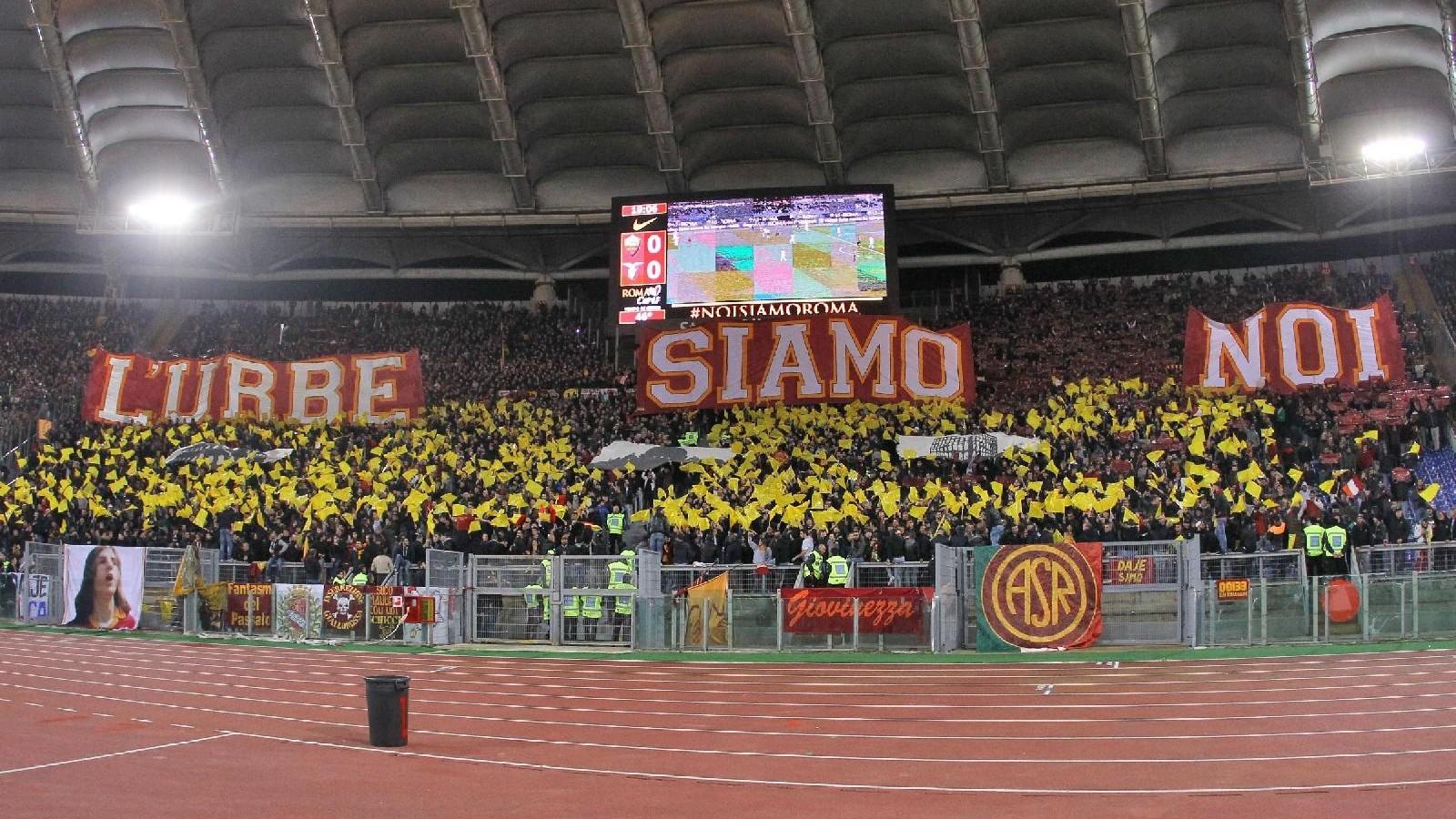 Roma-Atalanta, ampio sostegno allo Stadio: la festa non ferma il popolo romanista