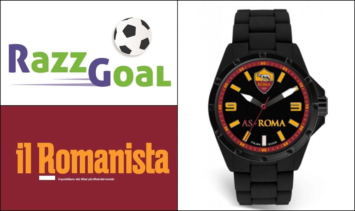 Gioca con RazzGoal e vinci un orologio ufficiale AS Roma!