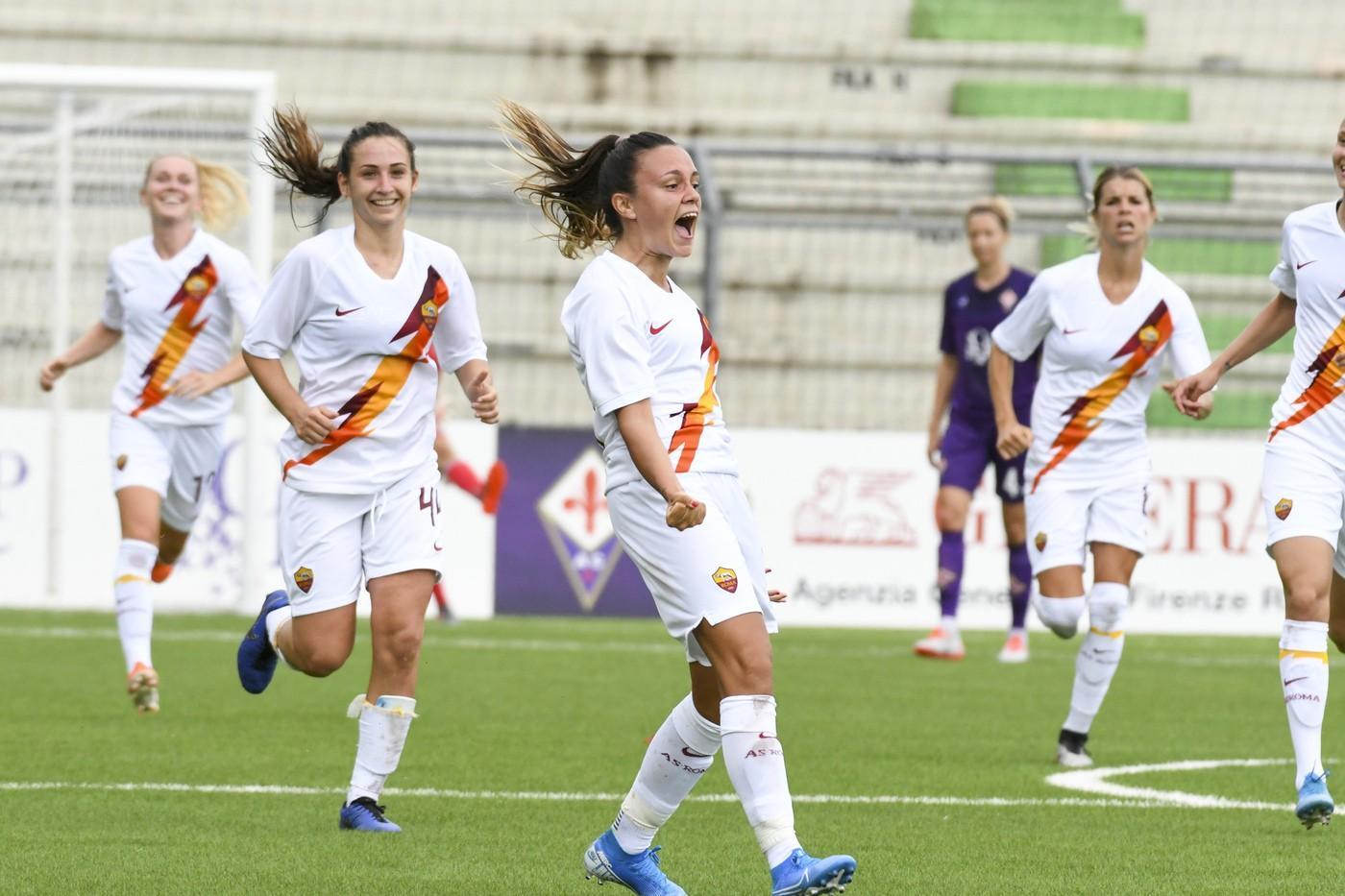 Annamaria Serturini in gol contro la Fiorentina ©LaPresse