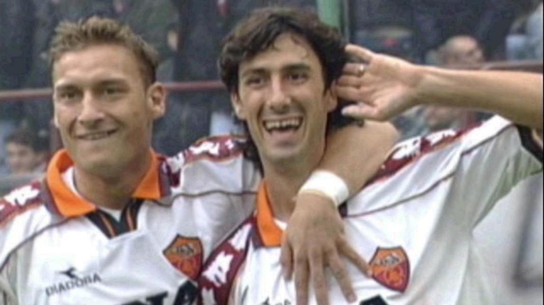 Marco Delvecchio e Francesco Totti 