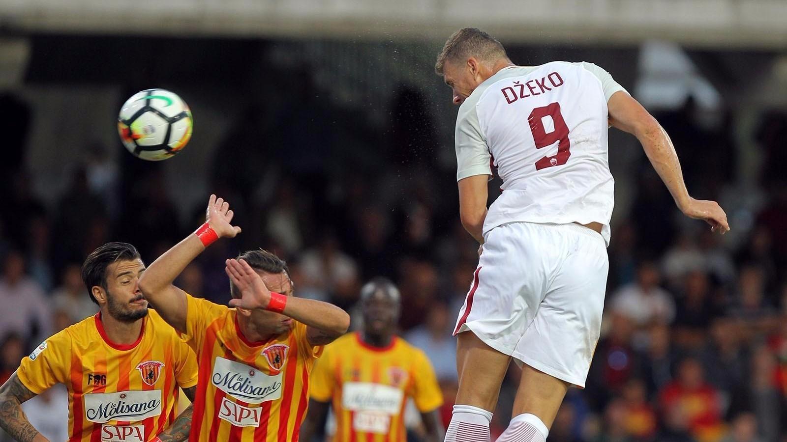 Benevento-Roma, Dzeko a petto in fuori: 