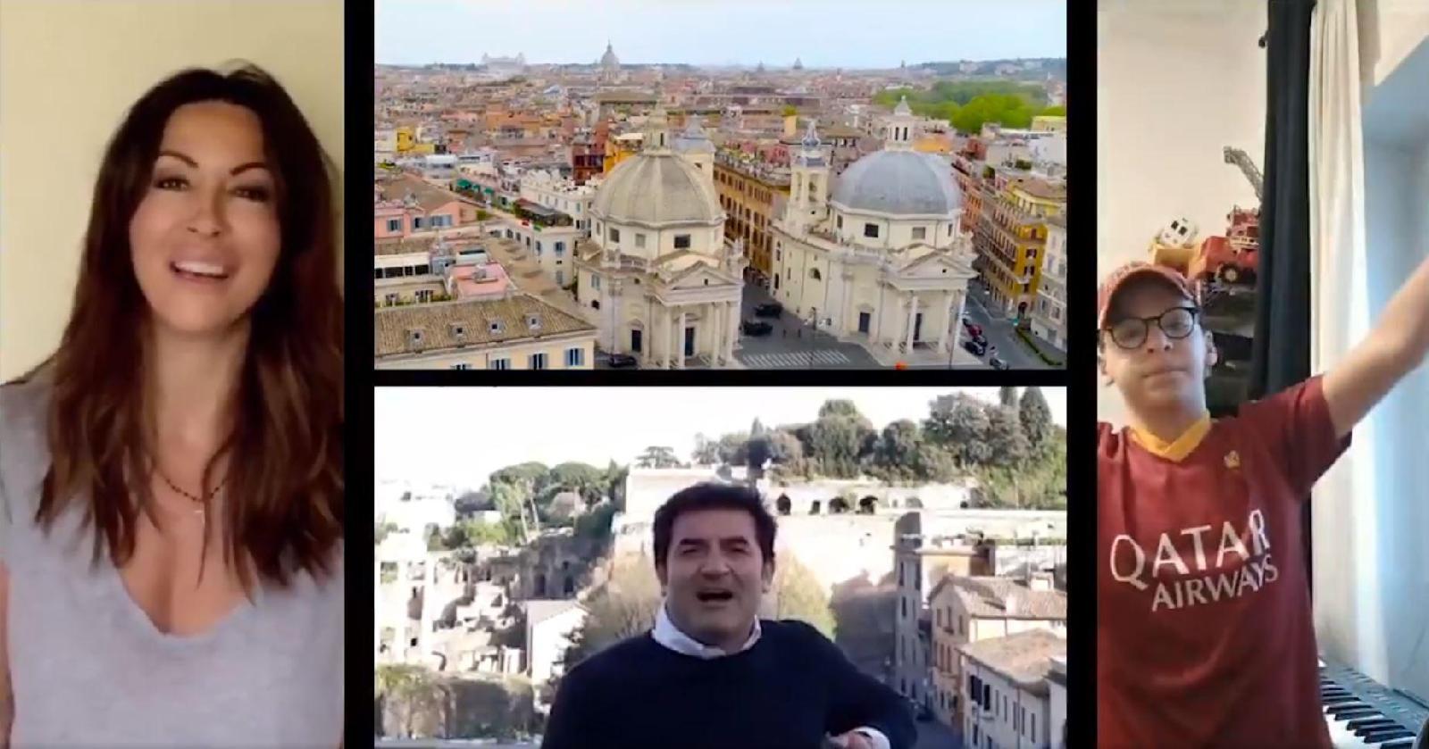 VIDEO - Dalla Ferilli a Alex Britti, da Dzeko a Pellegrini: Roma festeggia se stessa