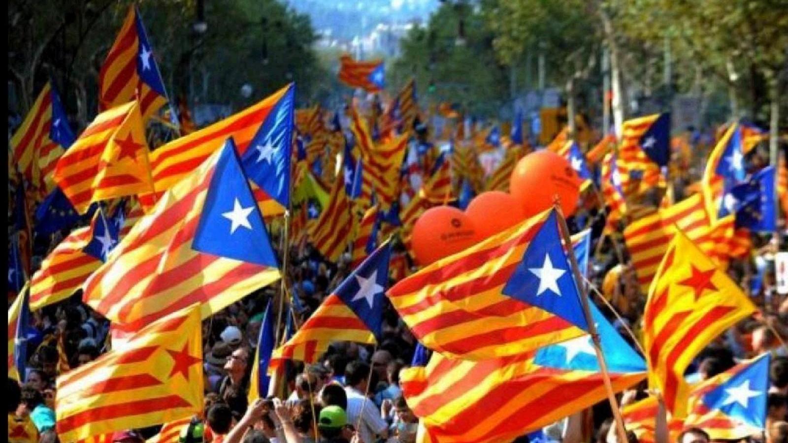 La trasferta: Barcellona e la Rambla rivestita di giallo e rosso