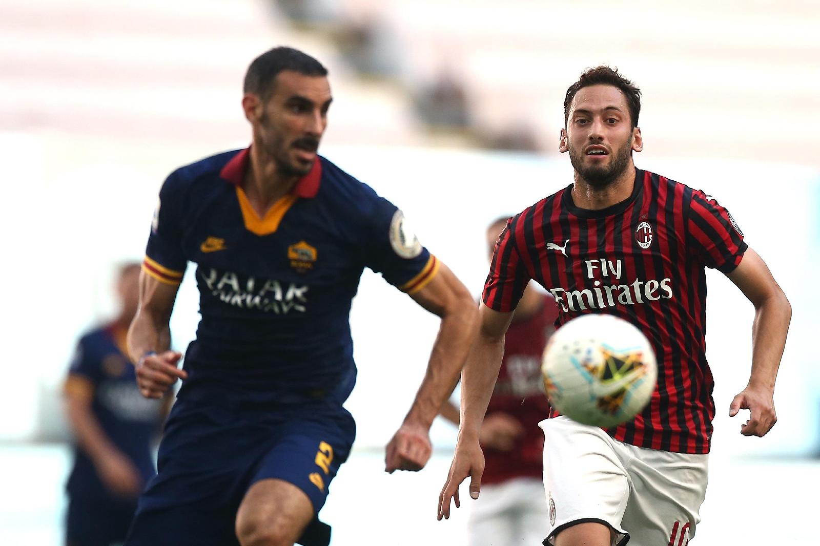 Milan-Roma 2-0: Rebic e Calhanoglu per tre punti rossoneri©LaPresse