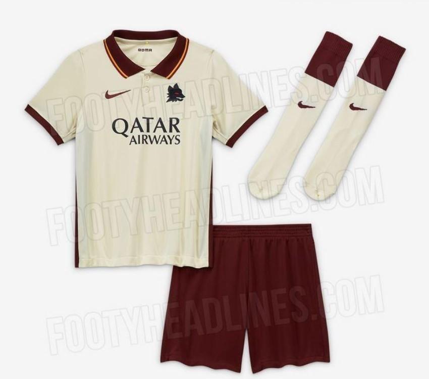 FOTO - Seconda maglia della Roma 2020/2021, ecco le nuove anticipazioni