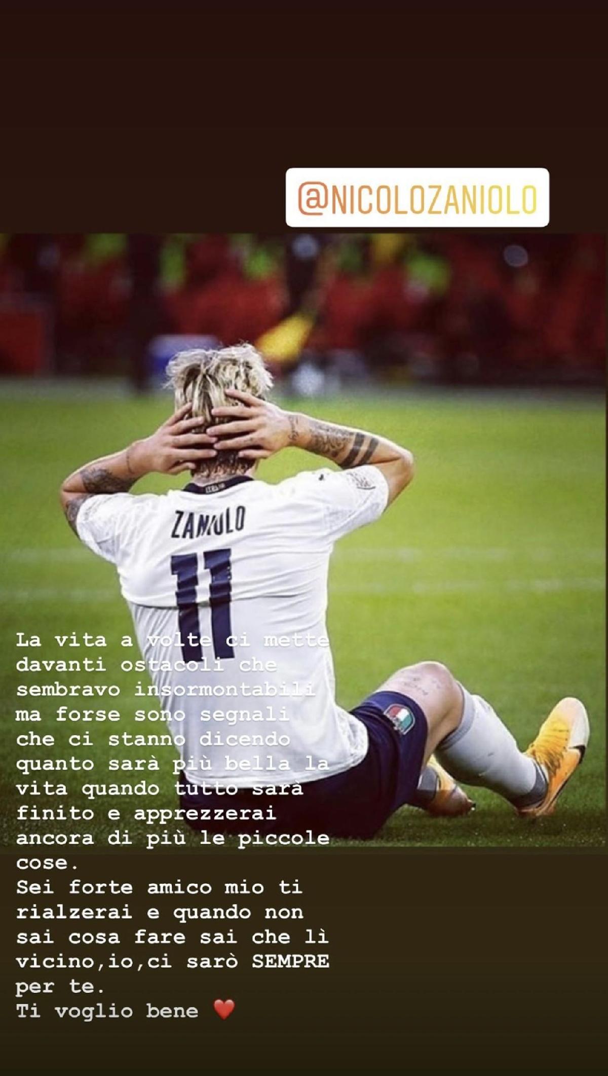 Foto Il Messaggio Di Florenzi A Zaniolo Ci Saro Sempre Per Te