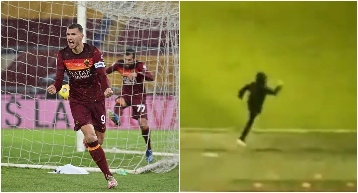 VIDEO - Roma-Sampdoria, ecco l'esultanza di Fonseca al gol di Dzeko