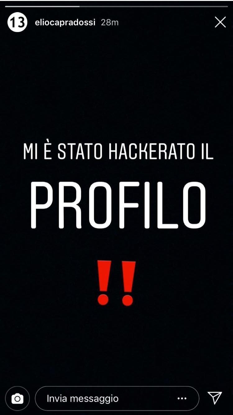 Foto Hackerato Il Profilo Instagram Di Elio Capradossi