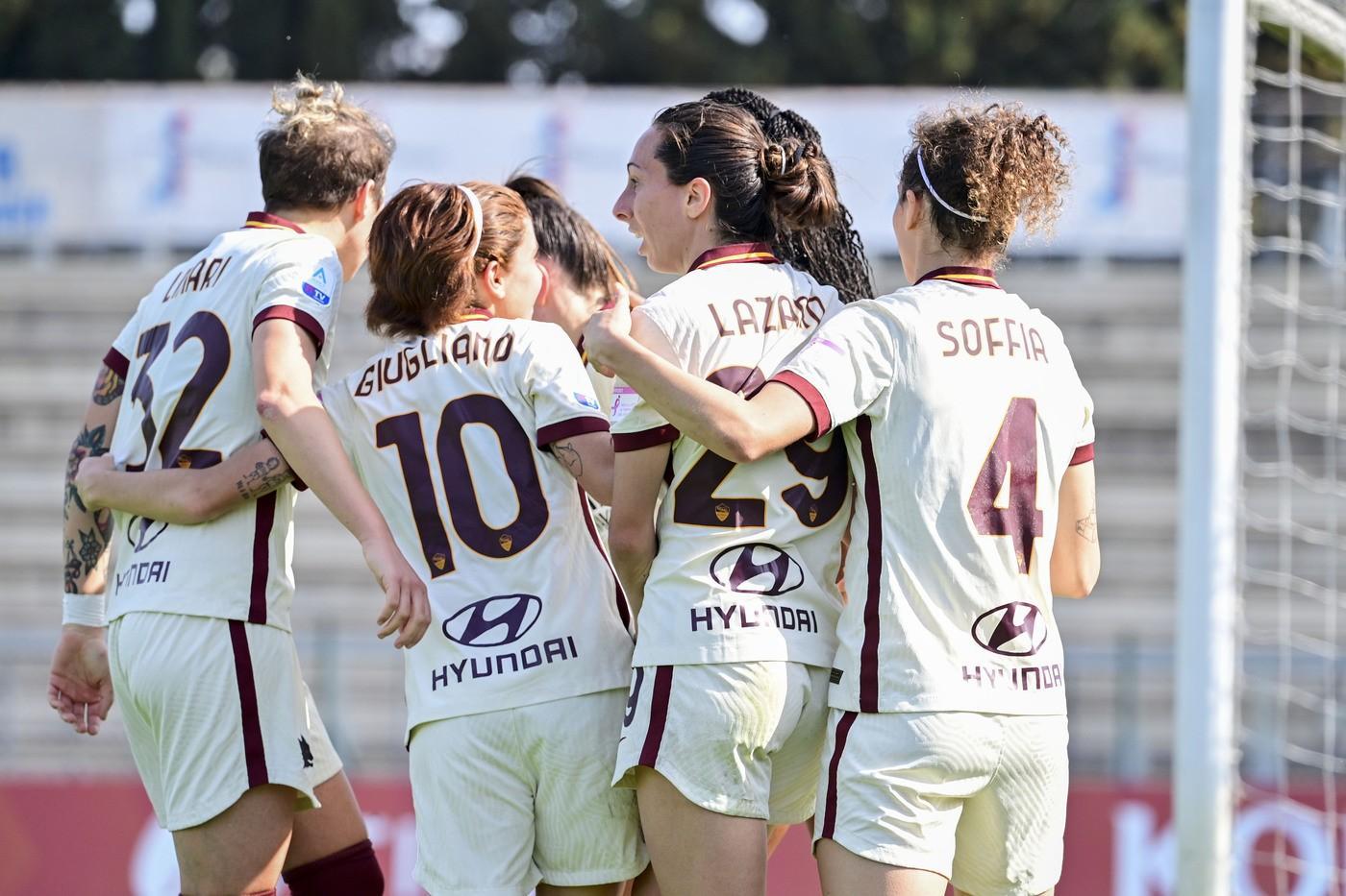 Roma Femminile, 2-0 all'Empoli: settima vittoria di fila©LaPresse