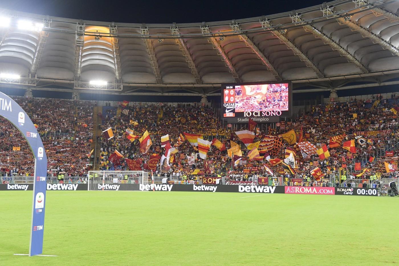 Roma-Lazio: tremila biglietti venduti nel primo giorno di vendita libera©LaPresse