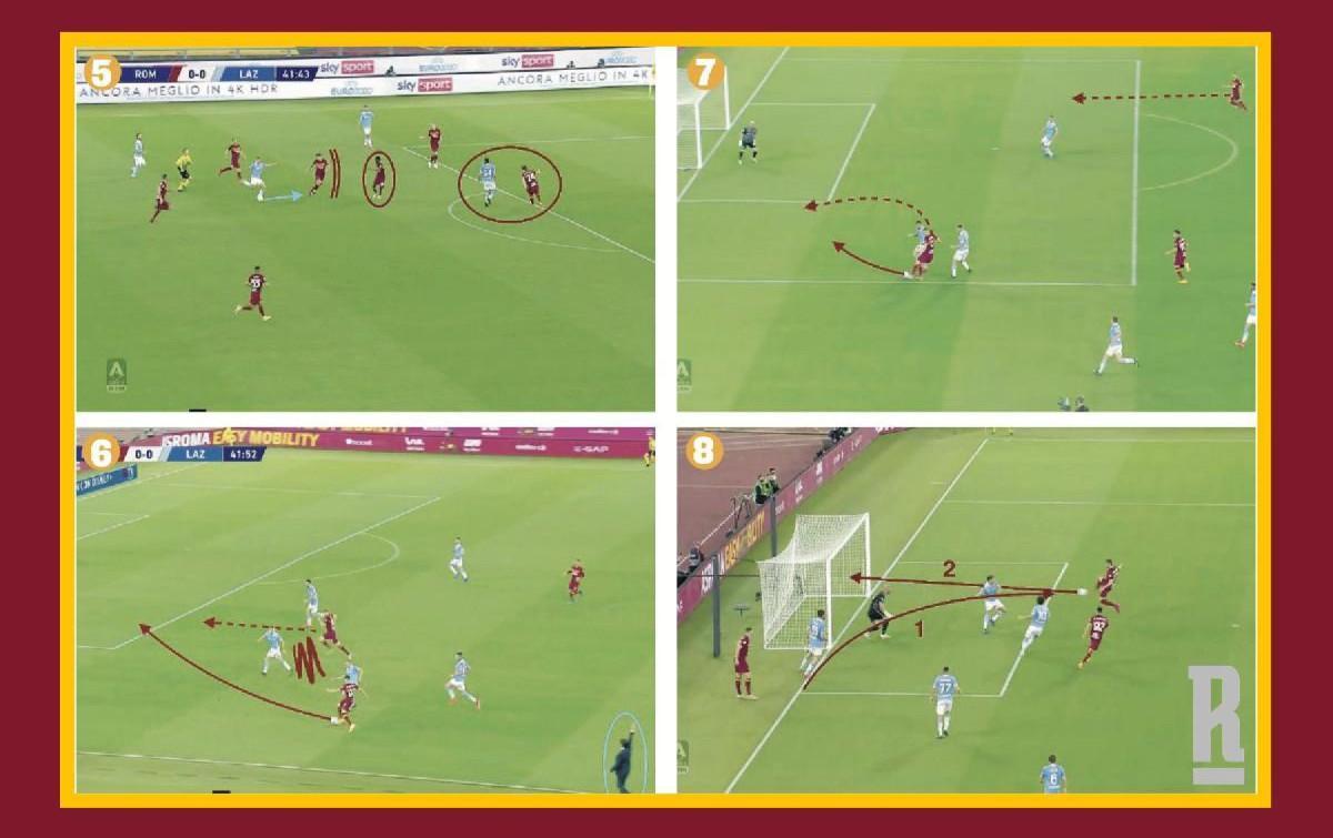 GALLERY - L'attenzione difensiva della Roma nel derby
