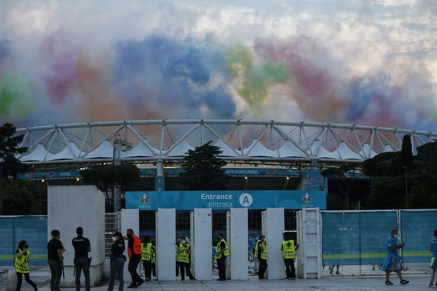 L'Olimpico in occasione della cerimonia di inaugurazione di Euro 2020 ©LaPresse