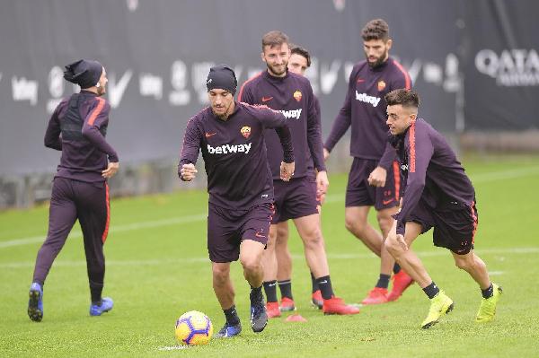 La sfida tra i due inseparabili Lorenzo Pellegrini e Stephan El Shaarawy ©LaPresse